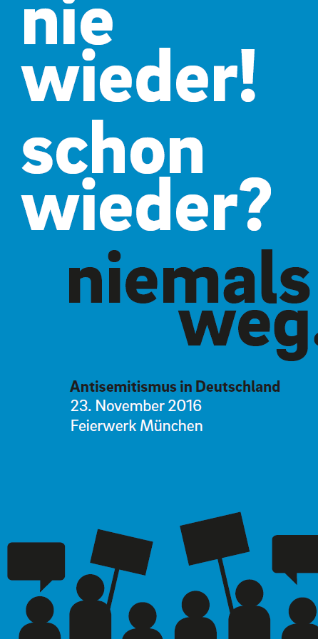 Einladungsflyer Antisemitismus in Deutschland Einladungsflyer Antisemitismus in Deutschland