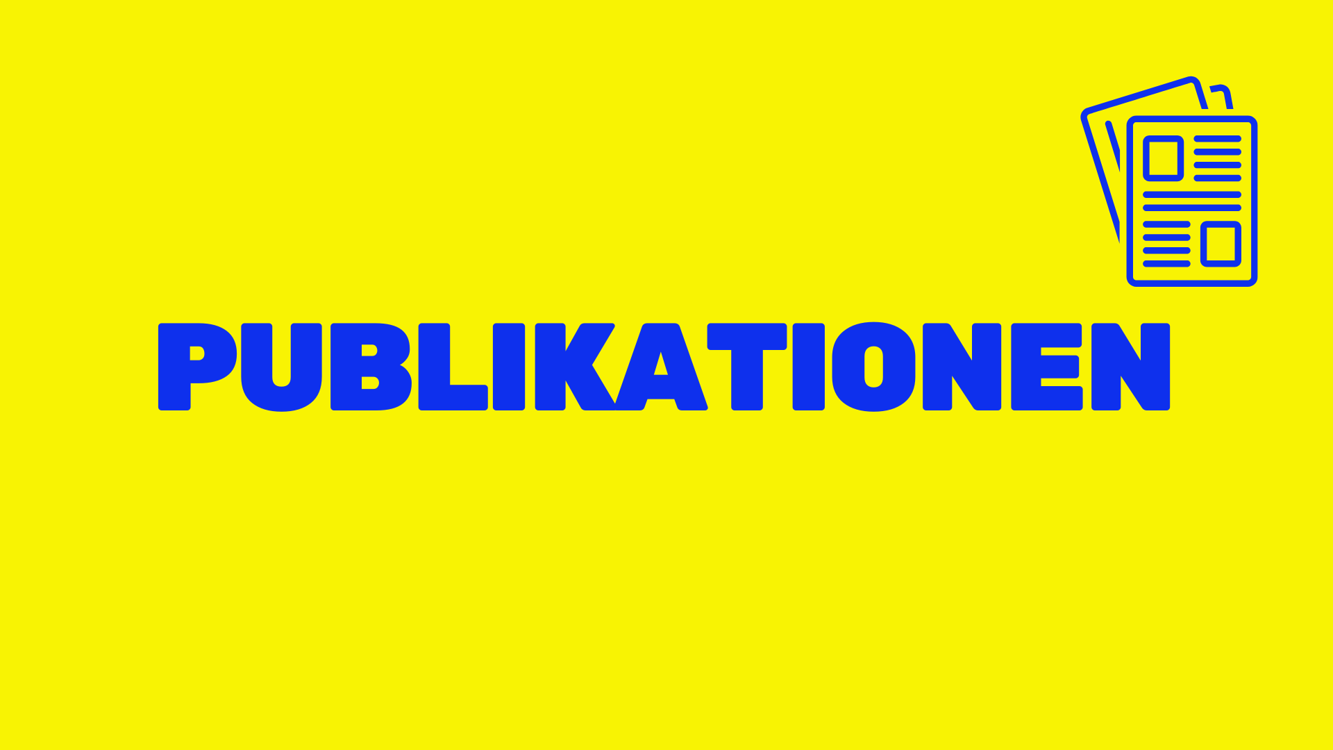 Publikationen