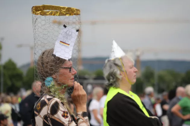 Bild aus einer Querdenken-Demo