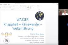 Screenshot des Videovortrages über Wasser