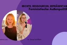 Kristina Lunz und Sonja Schiffers