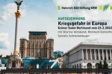 Ukrainische Platz mit Titel der Veranstaltung