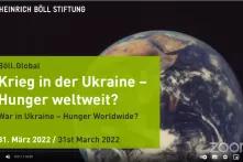 Titelbild der Veranstaltung "Krieg in der Ukraine-Hunger weltweit?"