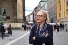 Doris Wagner am Odeonsplatz