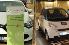 zwei Beispiele von Car-Sharing