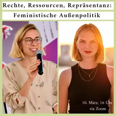 Sonja Schiffers und Kristina Lunz