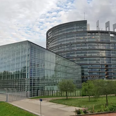 Das Europäische Parlament in Straßburg 2016.