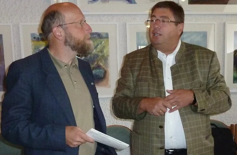 Hans Popp in Gespräch mit Peter Gack
