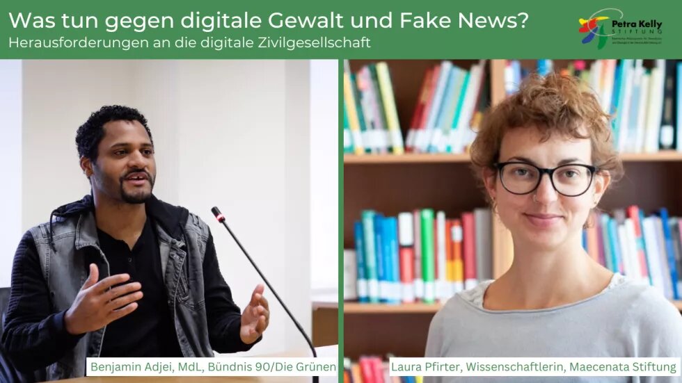 Laura Pfirter und Benjamin Adjei