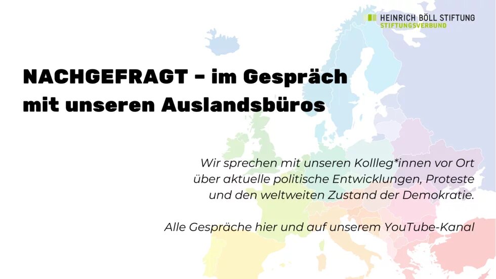 Europa Karte mit Titel der Reihe drauf