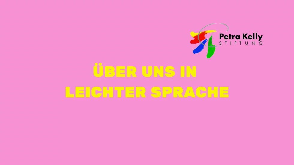 pks in leichter sprache Schrift "Über uns in Leichter Sprache" mit Logo