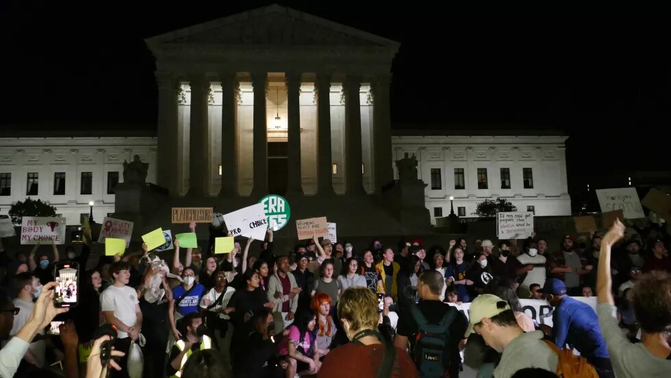 Demo vor dem Supreme Court